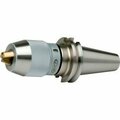 Sowa Tool & Machine Co. Ltd GS CAT40 1/2in Capacity Taper Integral Keyless Shank Drill Chuck, 4.527inL, High Precision 531482